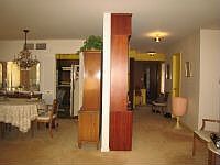 view of foyer and dining room