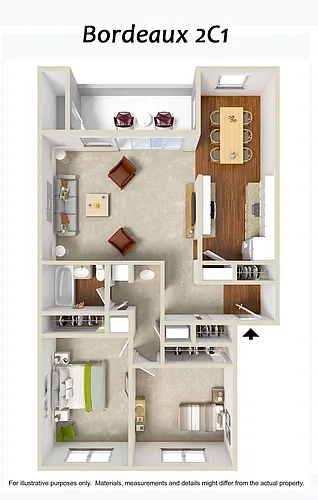 Floor plan Bordeaux