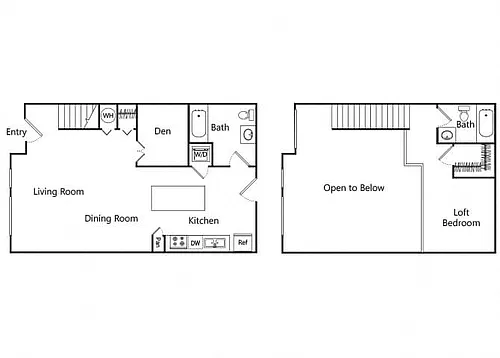 Floor plan A9LD Loft + Den