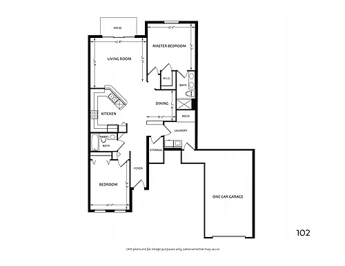 Floor plan Marbury