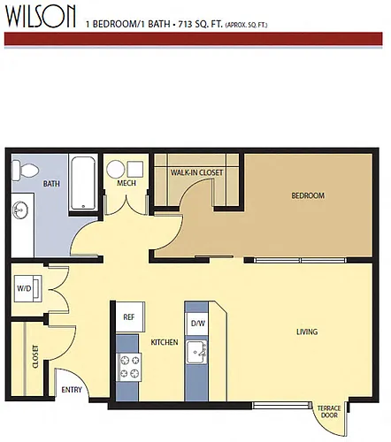 Floor plan Wilson
