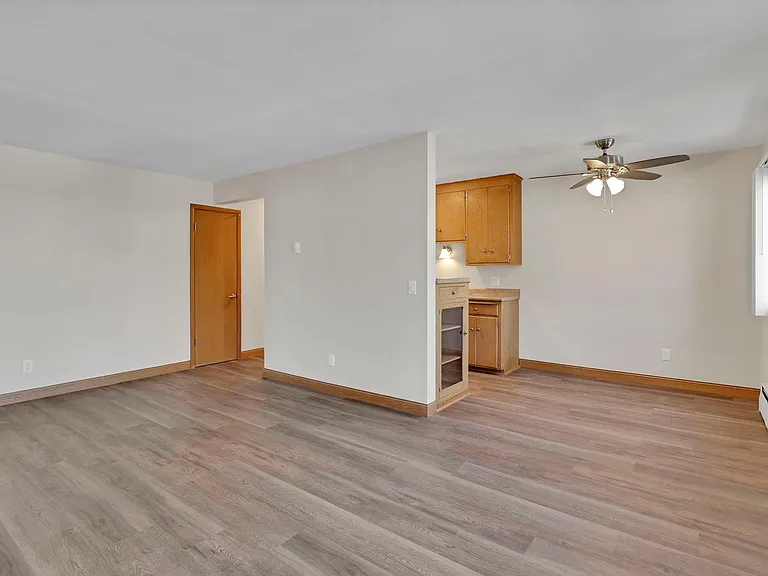 Updated living room/kitchen