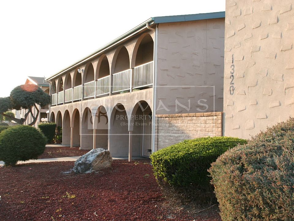 Front of apartments