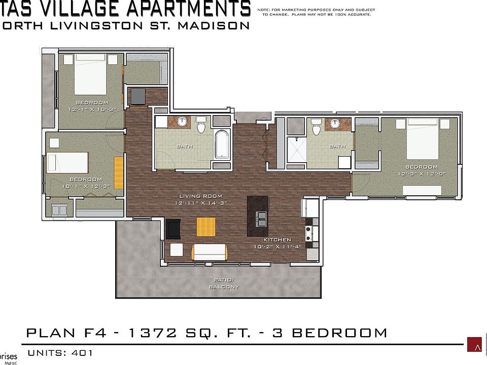 1st image of 110 N Livingston St APT 401