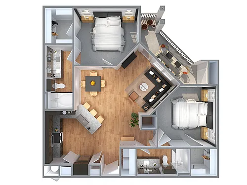 Floor plan B1