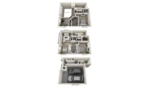 Floor plan Plan TH2 (B2ADT)