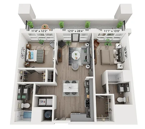 Floor plan The Baker
