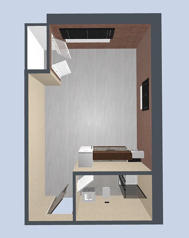 Floor plan Larger Studio