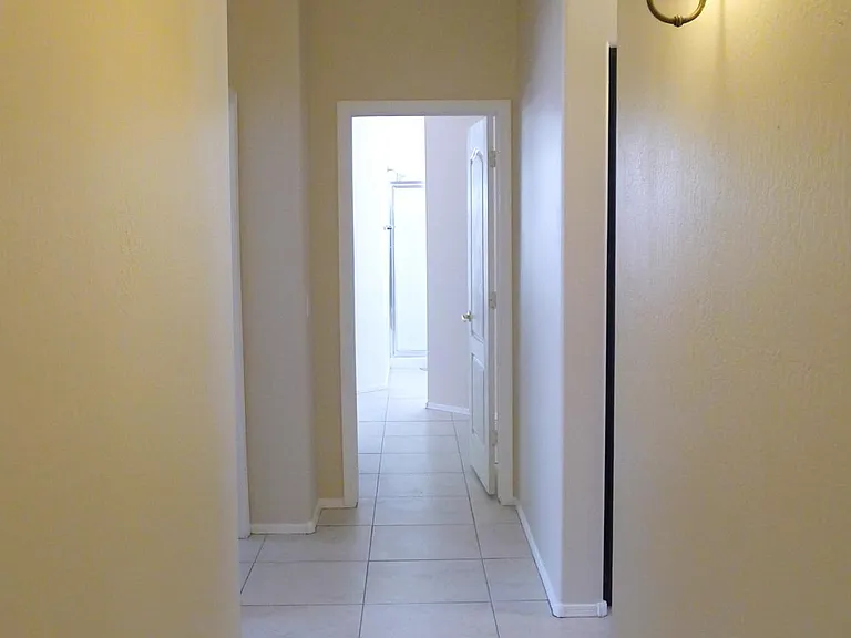 Hallway connecting all the bedrooms