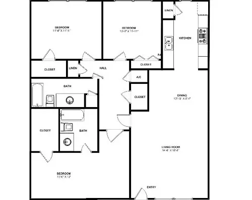 Floor plan yic1-310