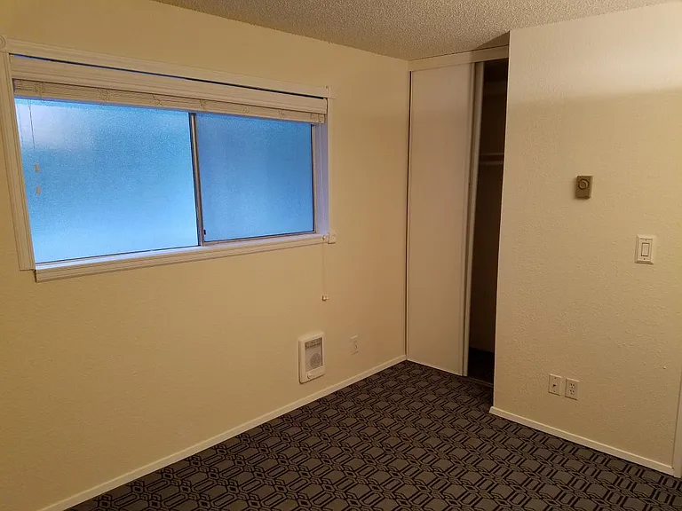 2nd Bed room with Closet view