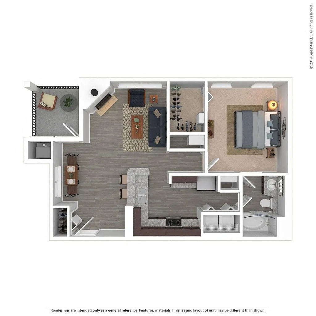 Floor plan A1-Renovated