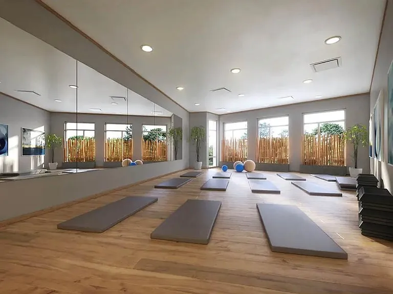 Yoga room on main floor