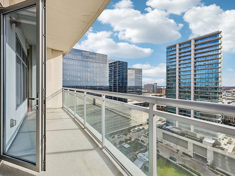 Private Balcony with Views of Frisco, TX