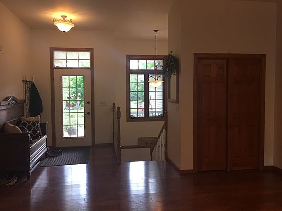 Entryway with coat closet