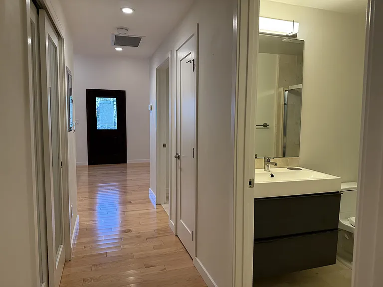 Hallway bathroom.