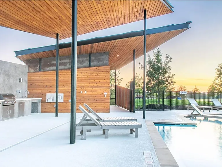 Resident-only pool and other amenities
