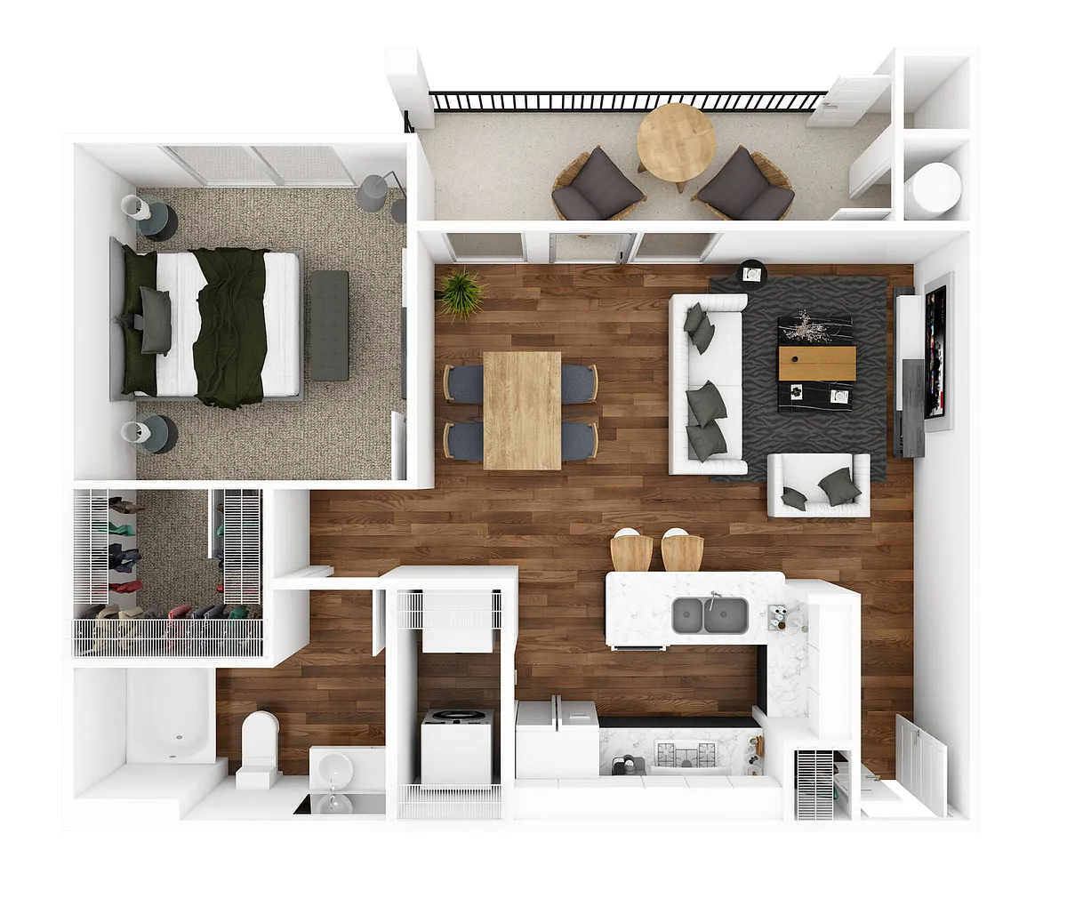 Floor plan Blanco