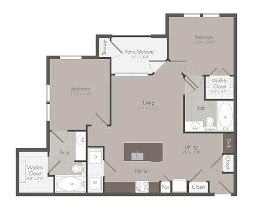 Floor plan B2