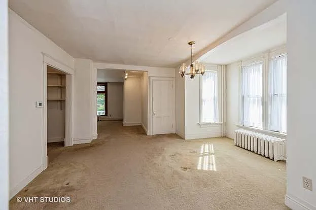 Dining room without furniture