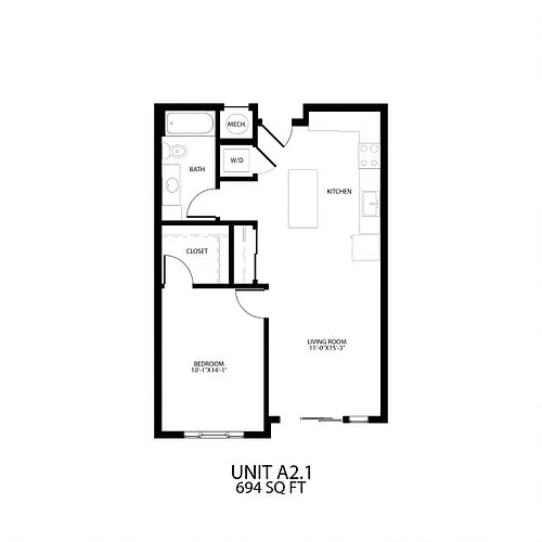 Floor plan A21