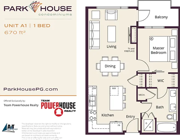 1 bed, 1.0 bath, 670 sqft, $1,750 — Photo 2