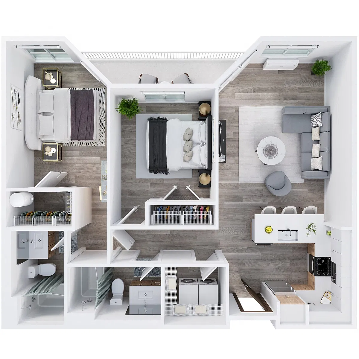 Floor plan 2X2 I