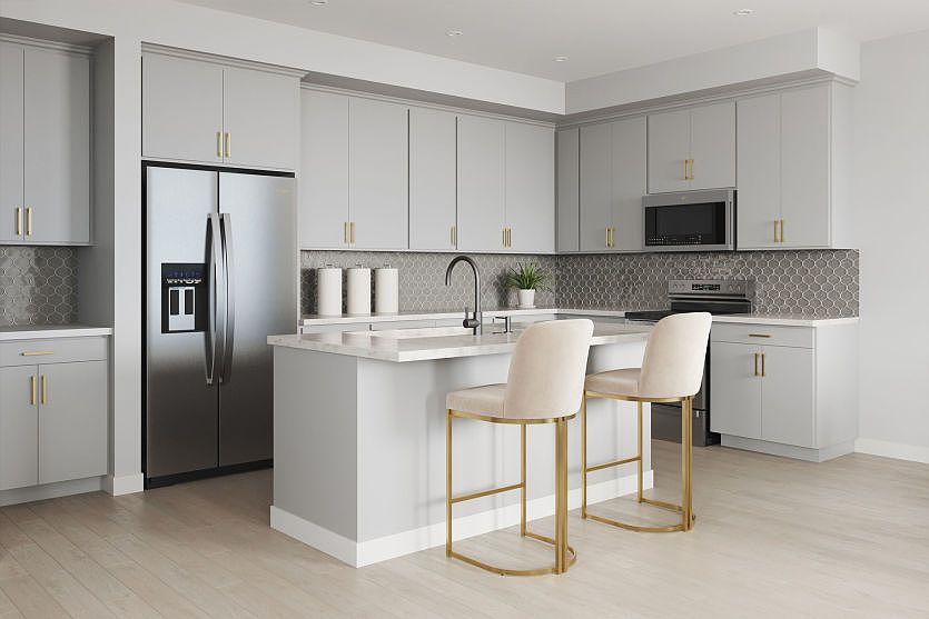 Kitchen with ample storage