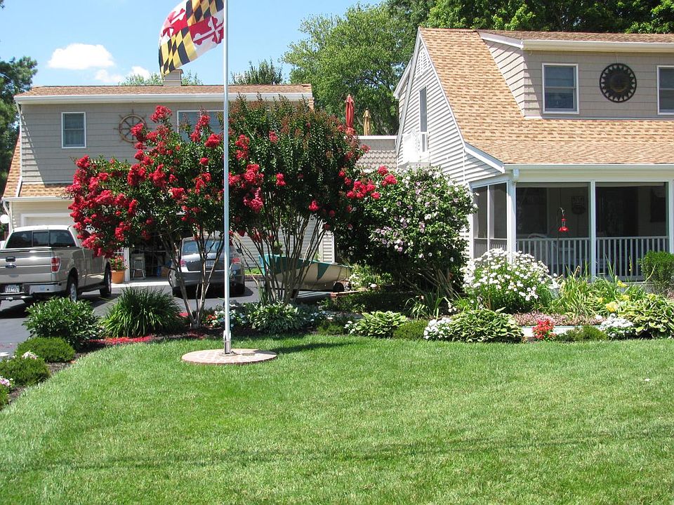 Front of house/left side garage