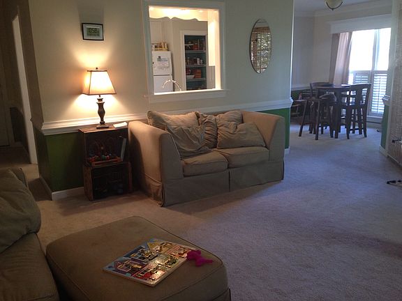 Living Room flows to dining