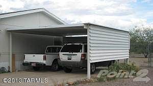 Carport attached to house