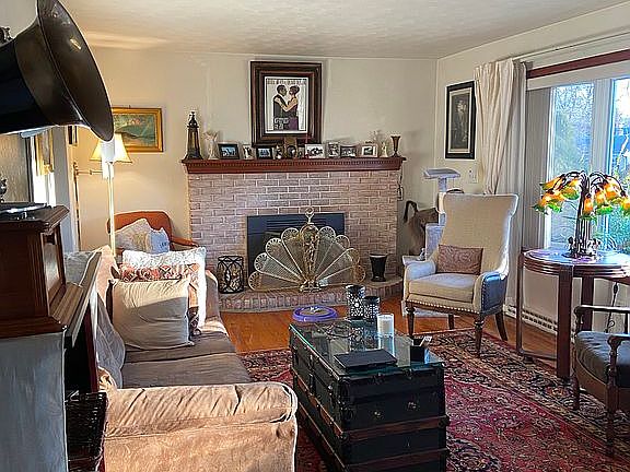 Living Room with Fireplace