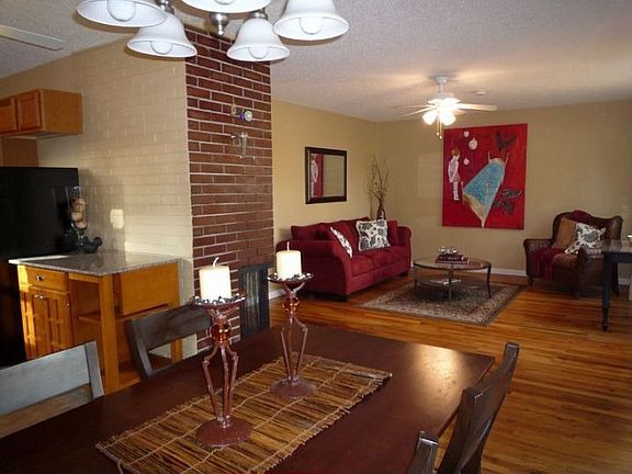 Dining room and living room