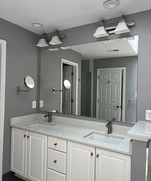 master bath double vanity