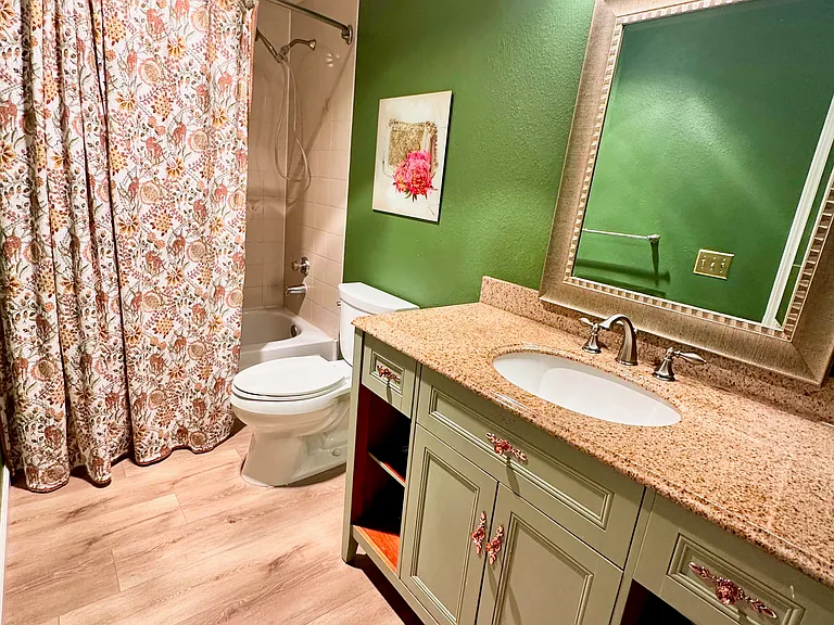 En-suite bathroom connected to the primary bedroom