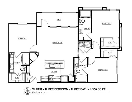 Floor plan C1
