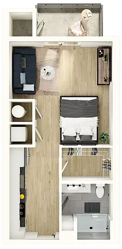 Floor plan SA - Studio