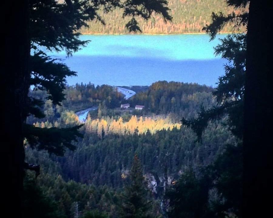 View of home and neighbors from Sheep Mtn