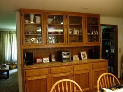 Built in china cupboard