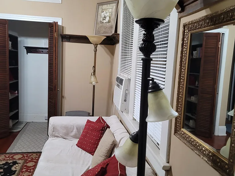 Lots of lighting throughout apt. Overhead light and fan too in each room.