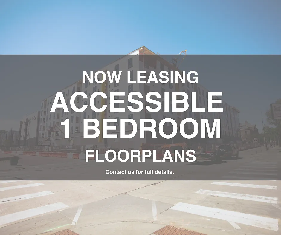 Floor plan 1 Bedroom 1 Bathroom Accessible