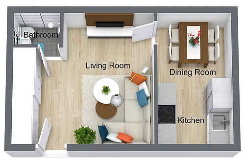 Floor plan Studio