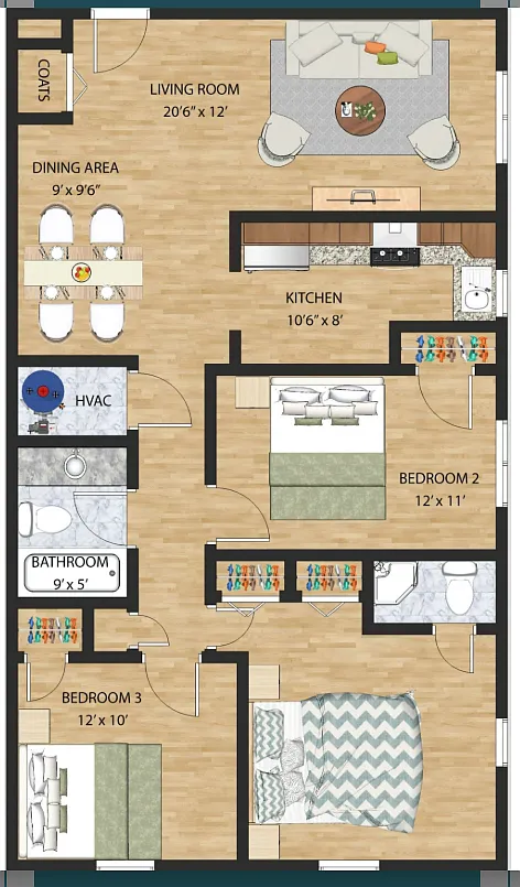 Floor plan C1