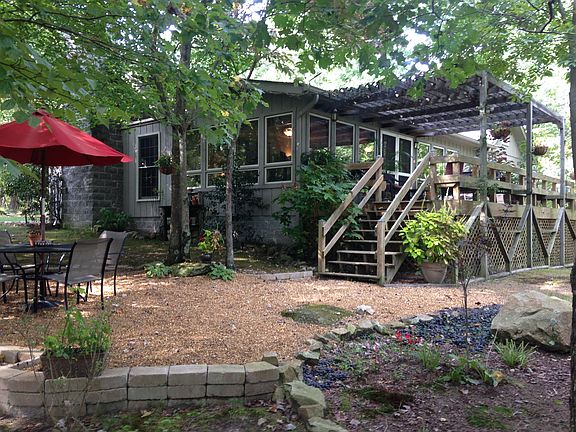 Patio area off back deck