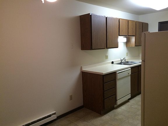 View of the kitchen from the dining area
