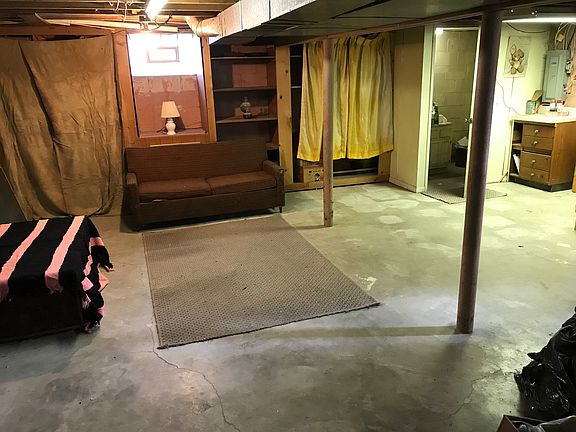 Basement storage or rec area