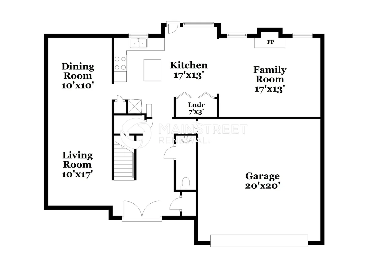 Floor Plan - 1011 Nighthawk Ln