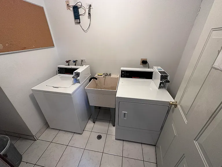 Shared laundry room