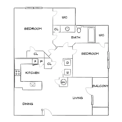 Floor plan Design 2B10 Premier