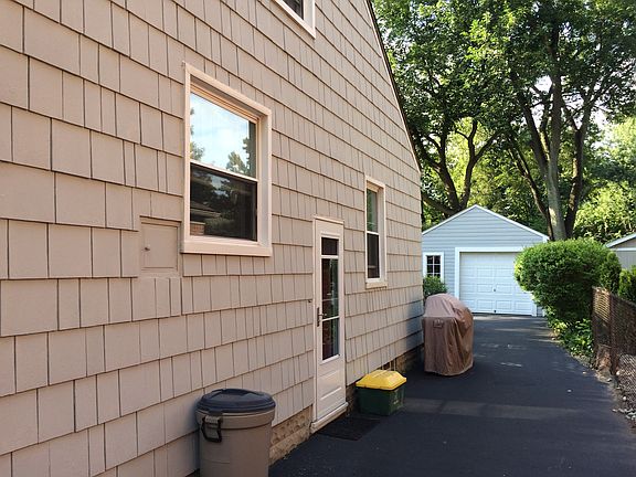West side of house.